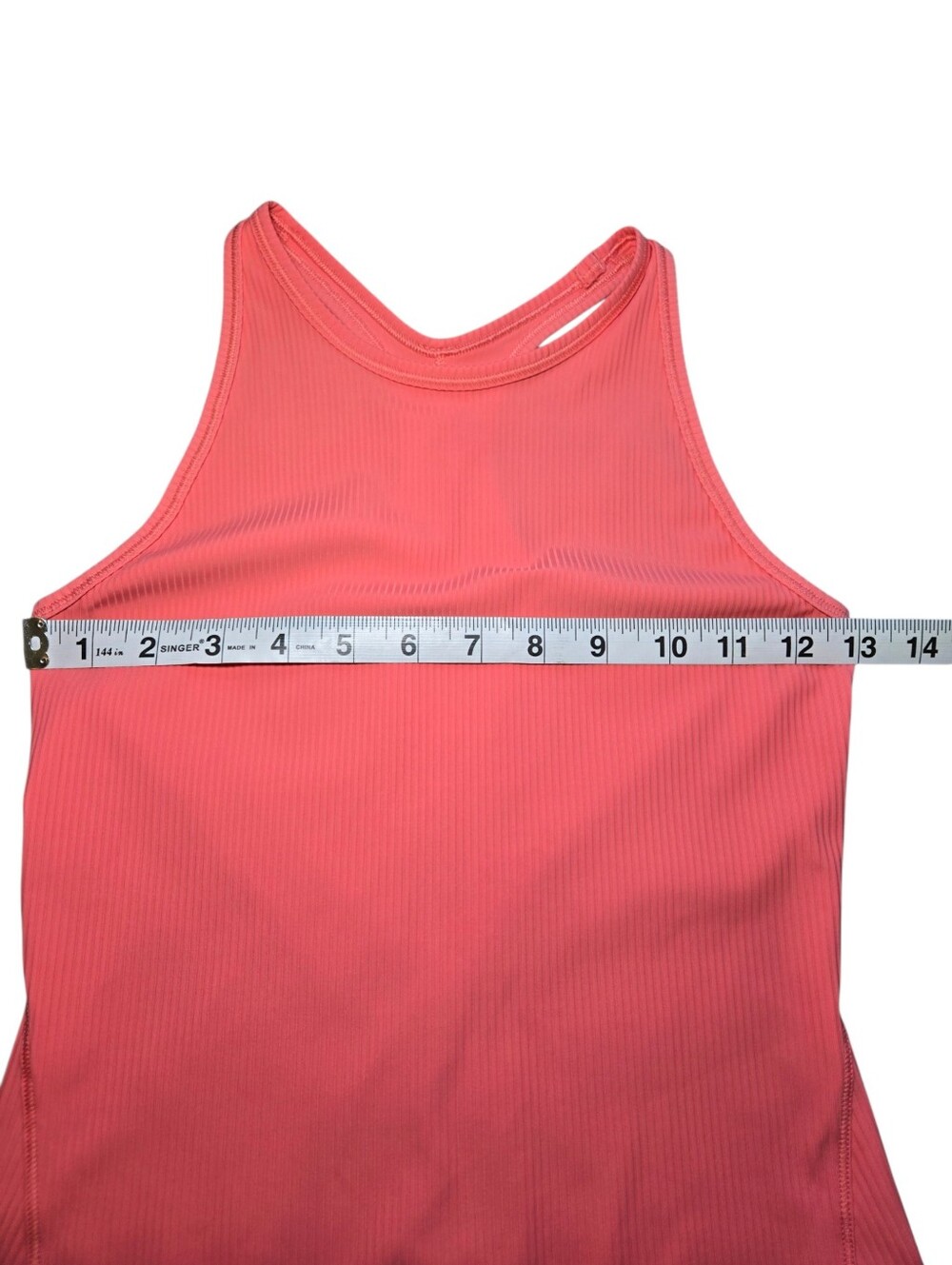 Lululemon Base Pace Ribbed Tank Top - Raspberry Cream - Picture 6 of 7